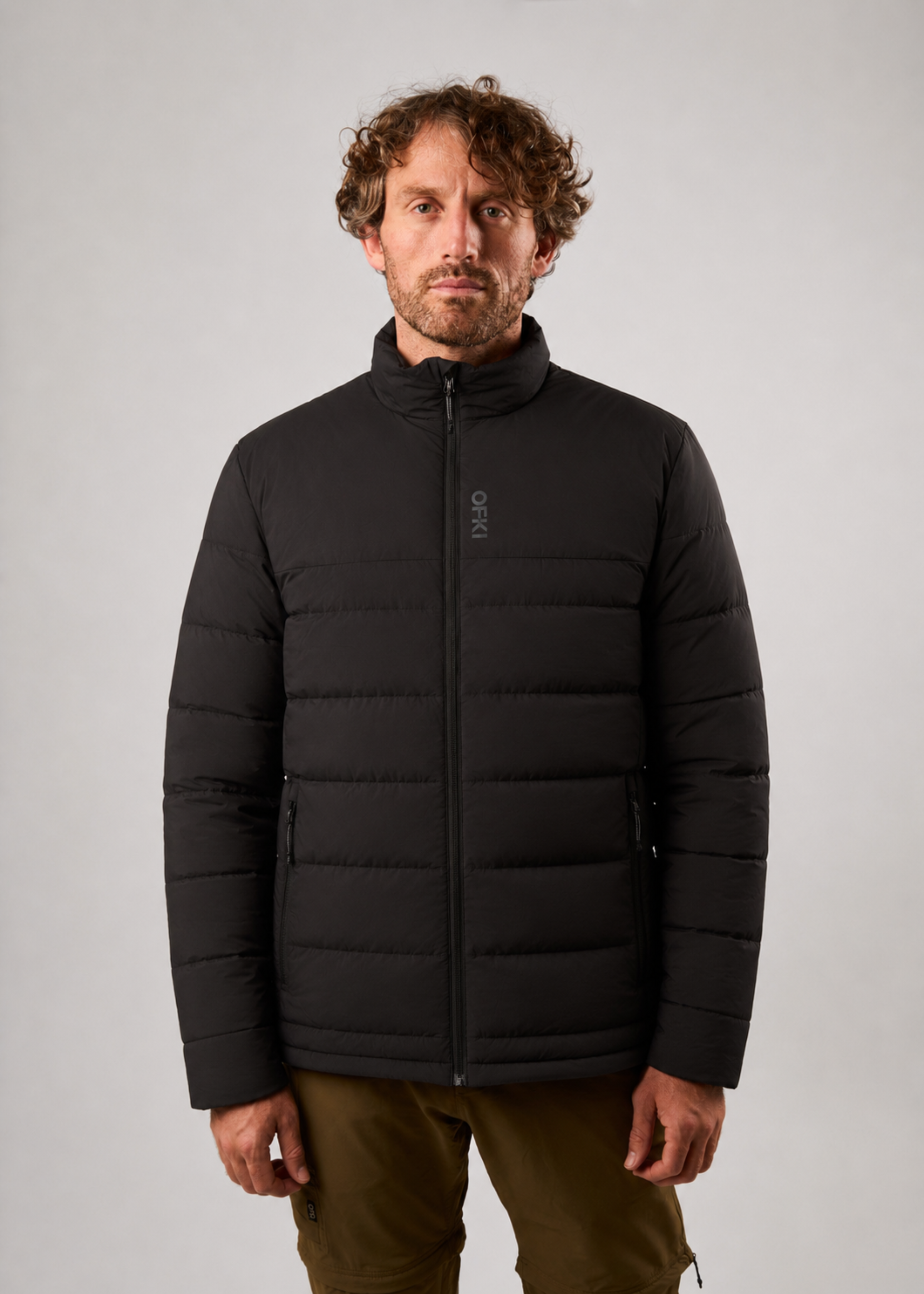 Parka Treva Pluma Sin Gorro Hombre