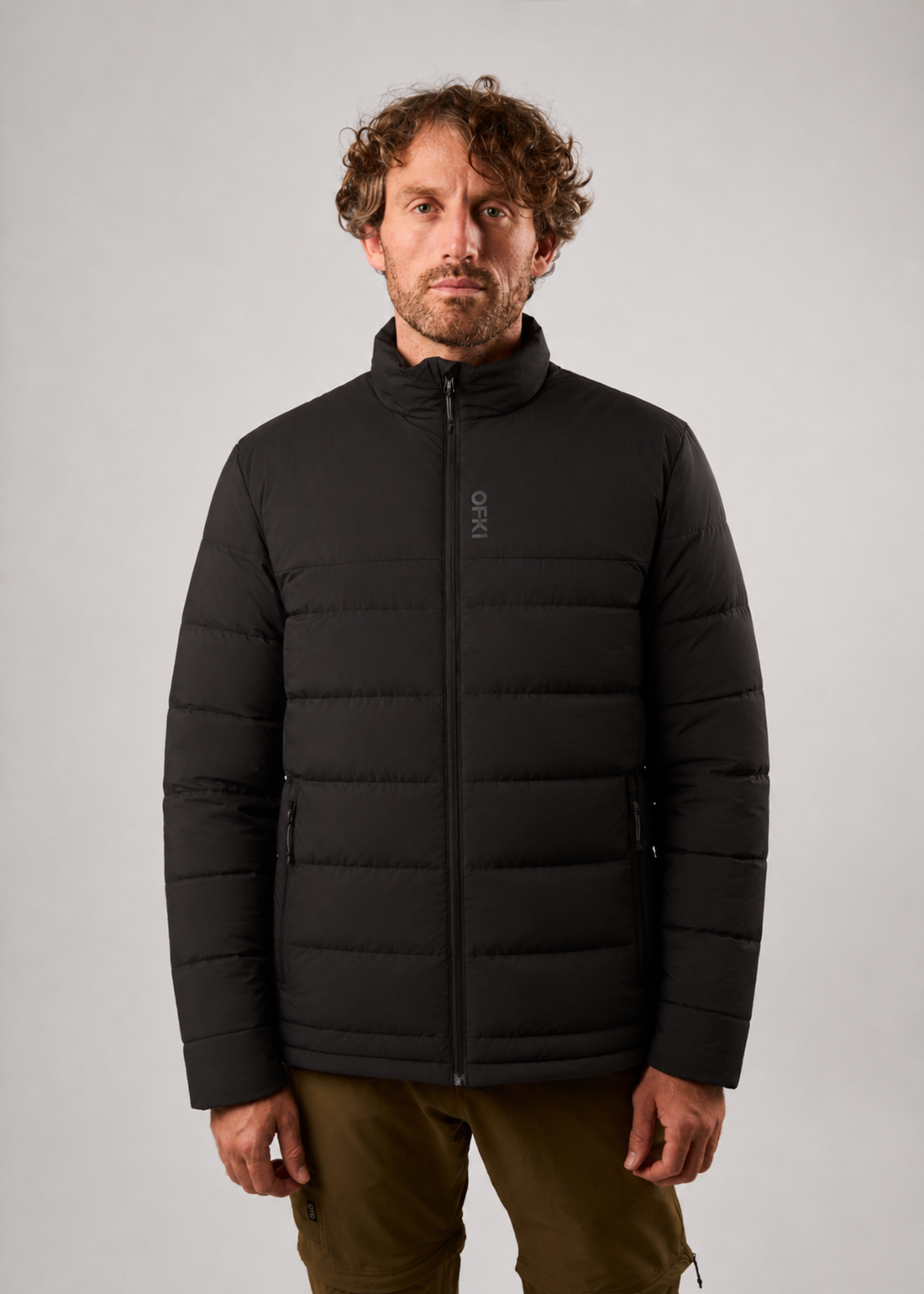 Parka Treva Pluma Sin Gorro Hombre