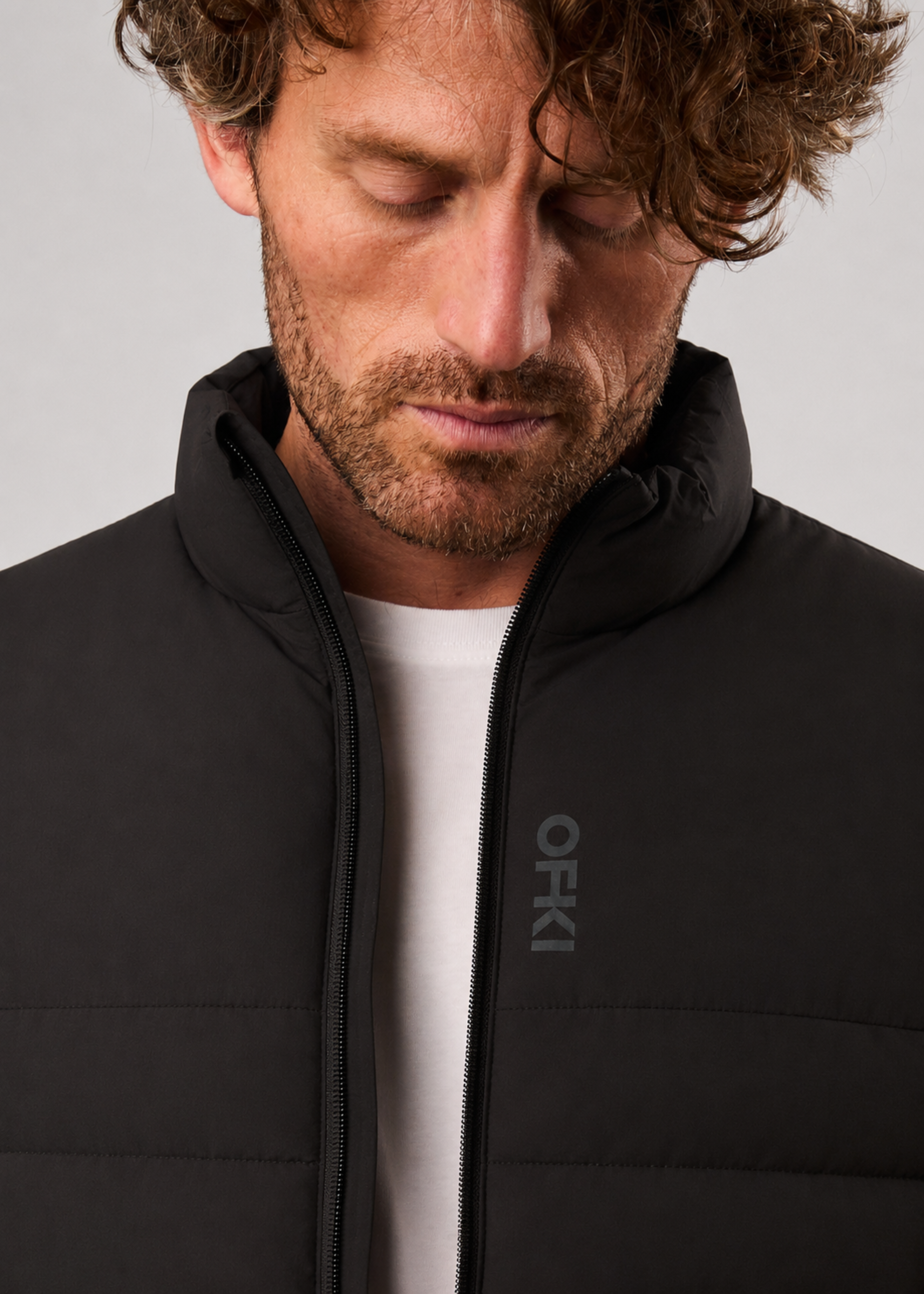 Parka Treva Pluma Sin Gorro Hombre