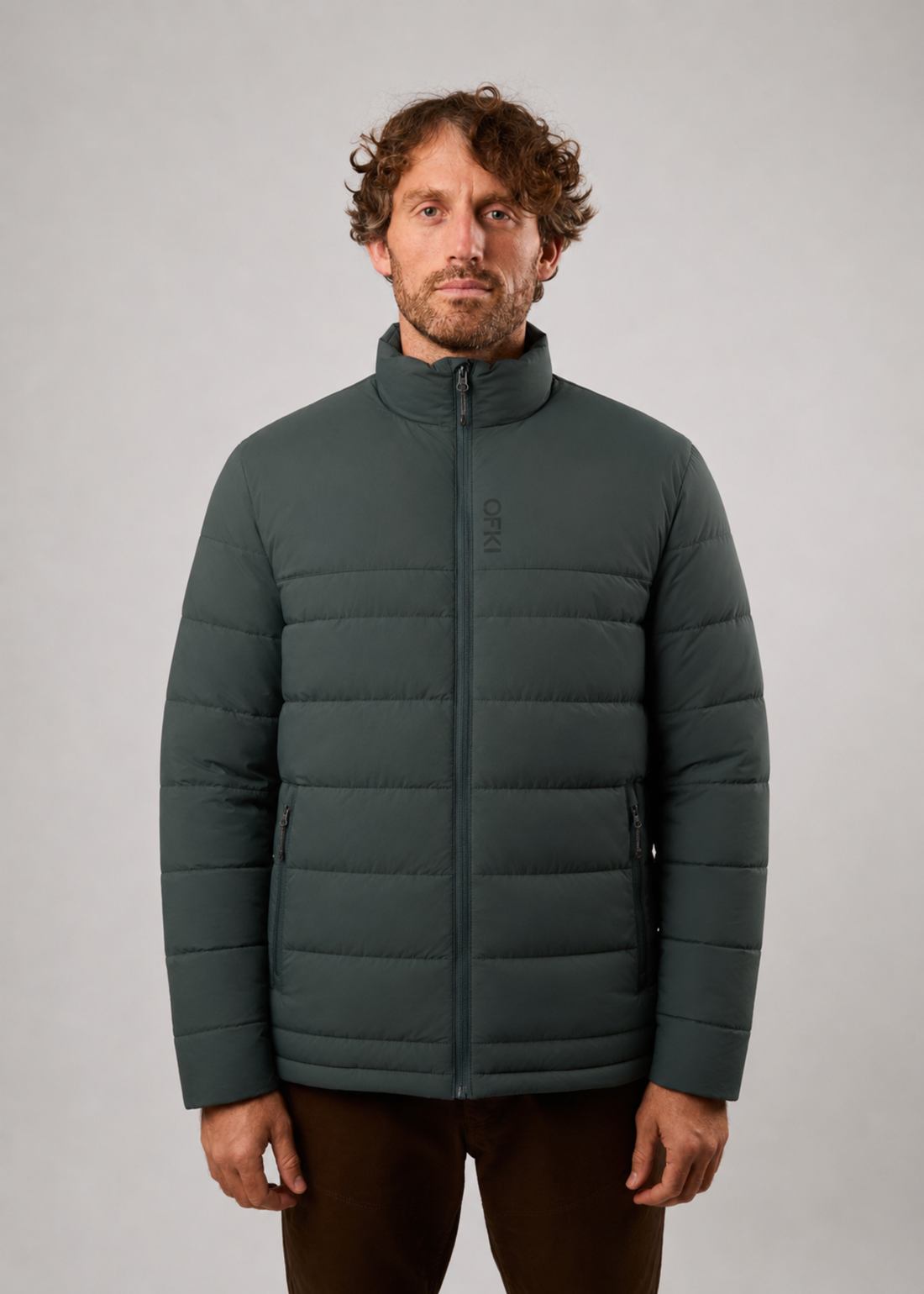 Parka Treva Pluma Sin Gorro Hombre