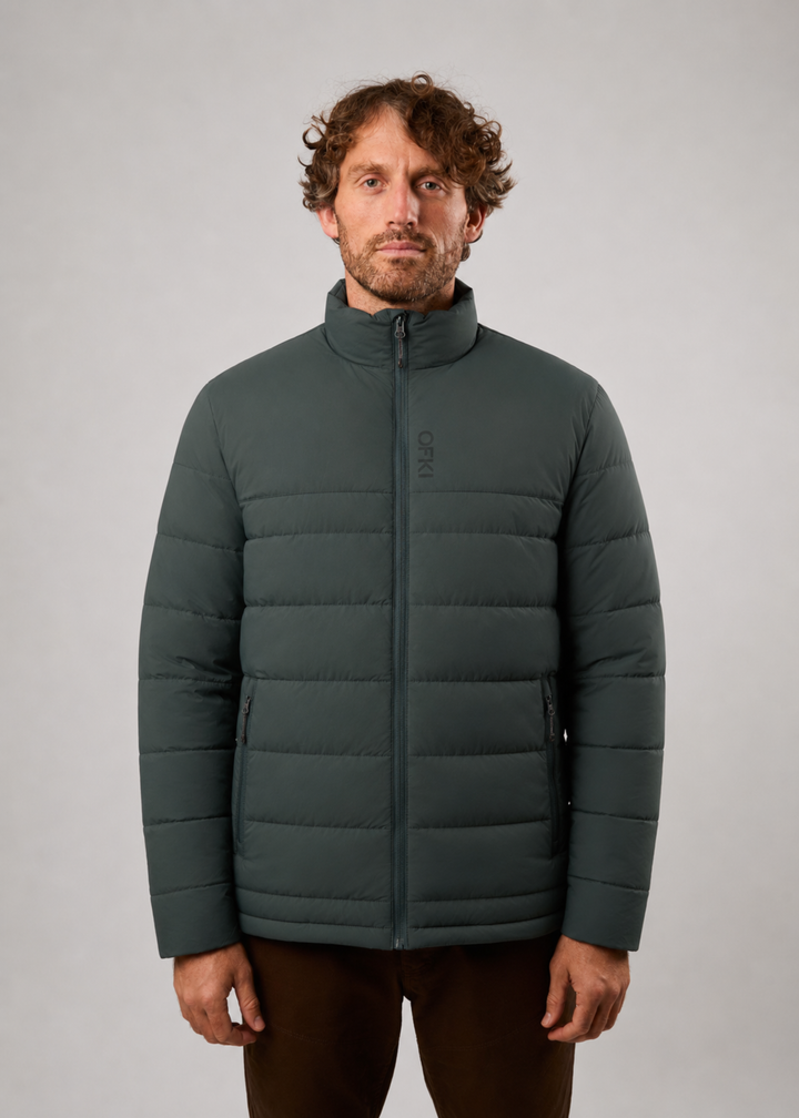 Parka Treva Pluma Sin Gorro Hombre