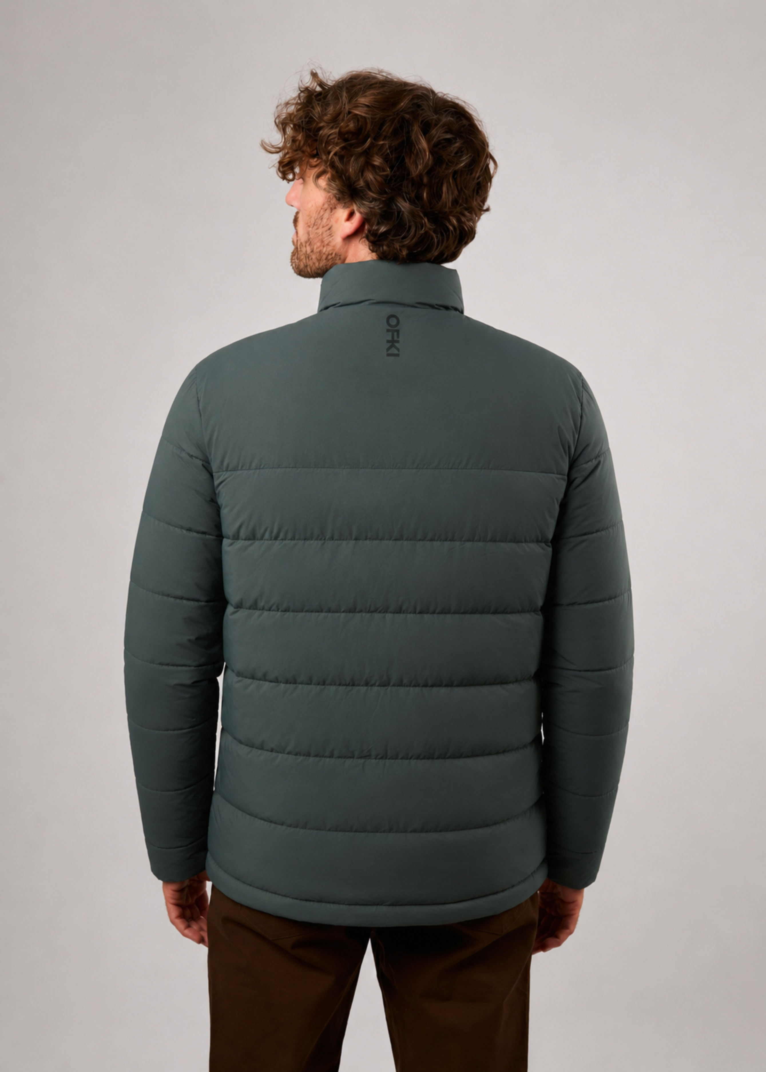 Parka Treva Pluma Sin Gorro Hombre