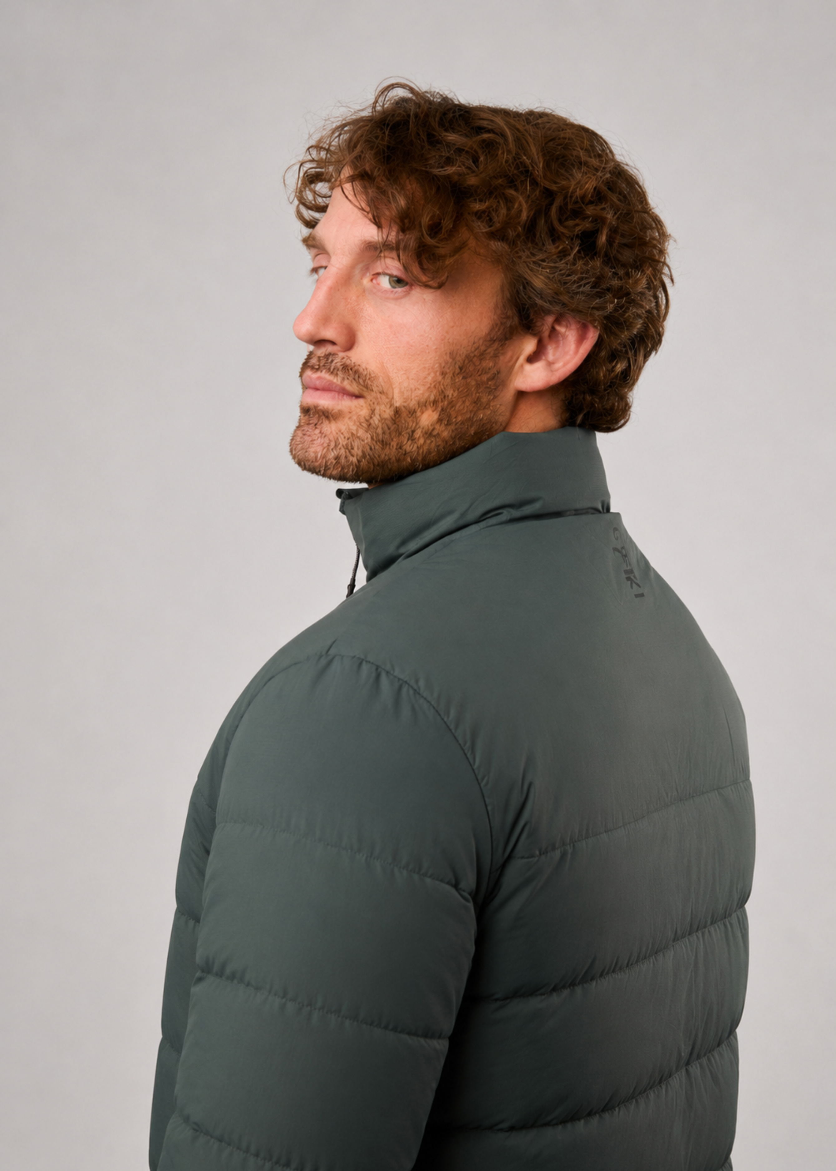 Parka Treva Pluma Sin Gorro Hombre