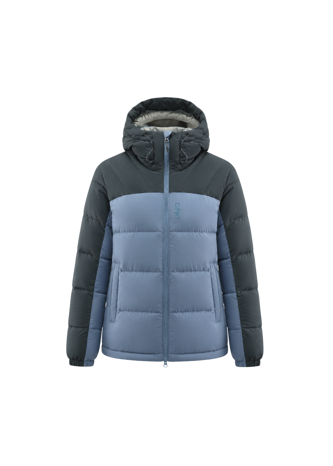 Parka Kuren Pluma Con Gorro Mujer