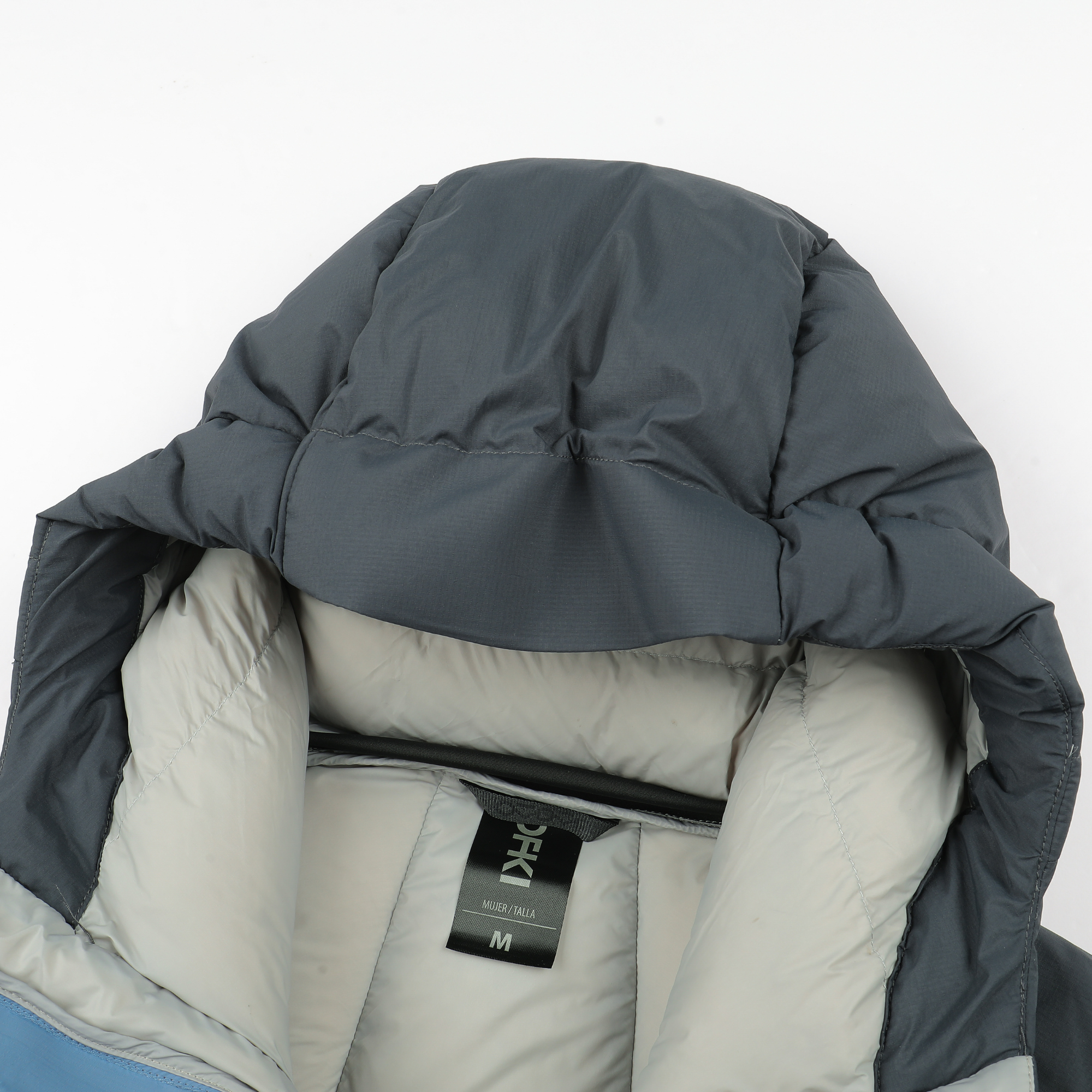 Parka Kuren Pluma Con Gorro Mujer