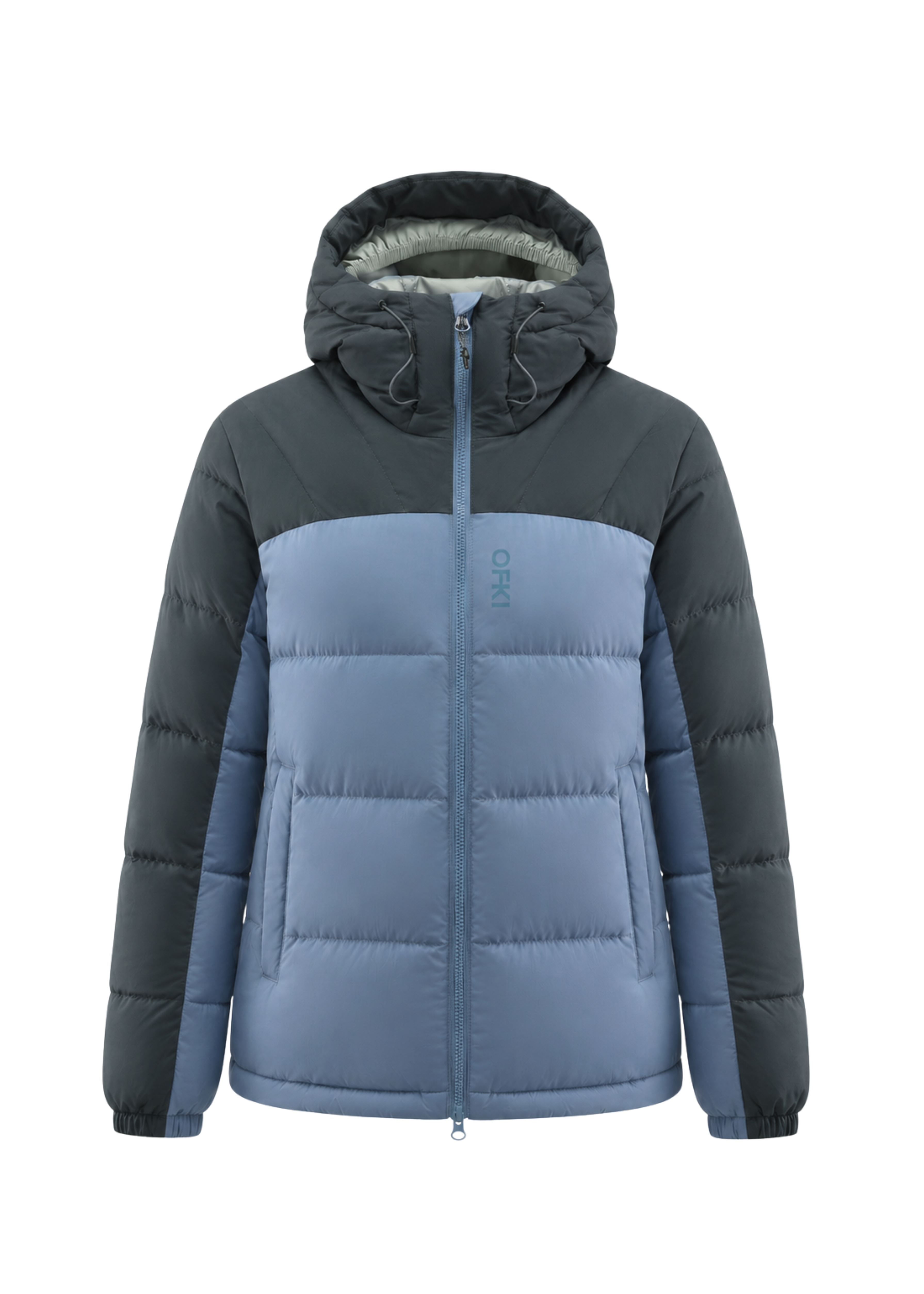 Parka Kuren Pluma Con Gorro Mujer