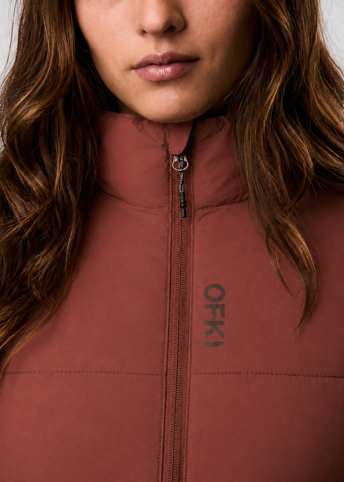 Parka Treva Pluma Sin Gorro Mujer