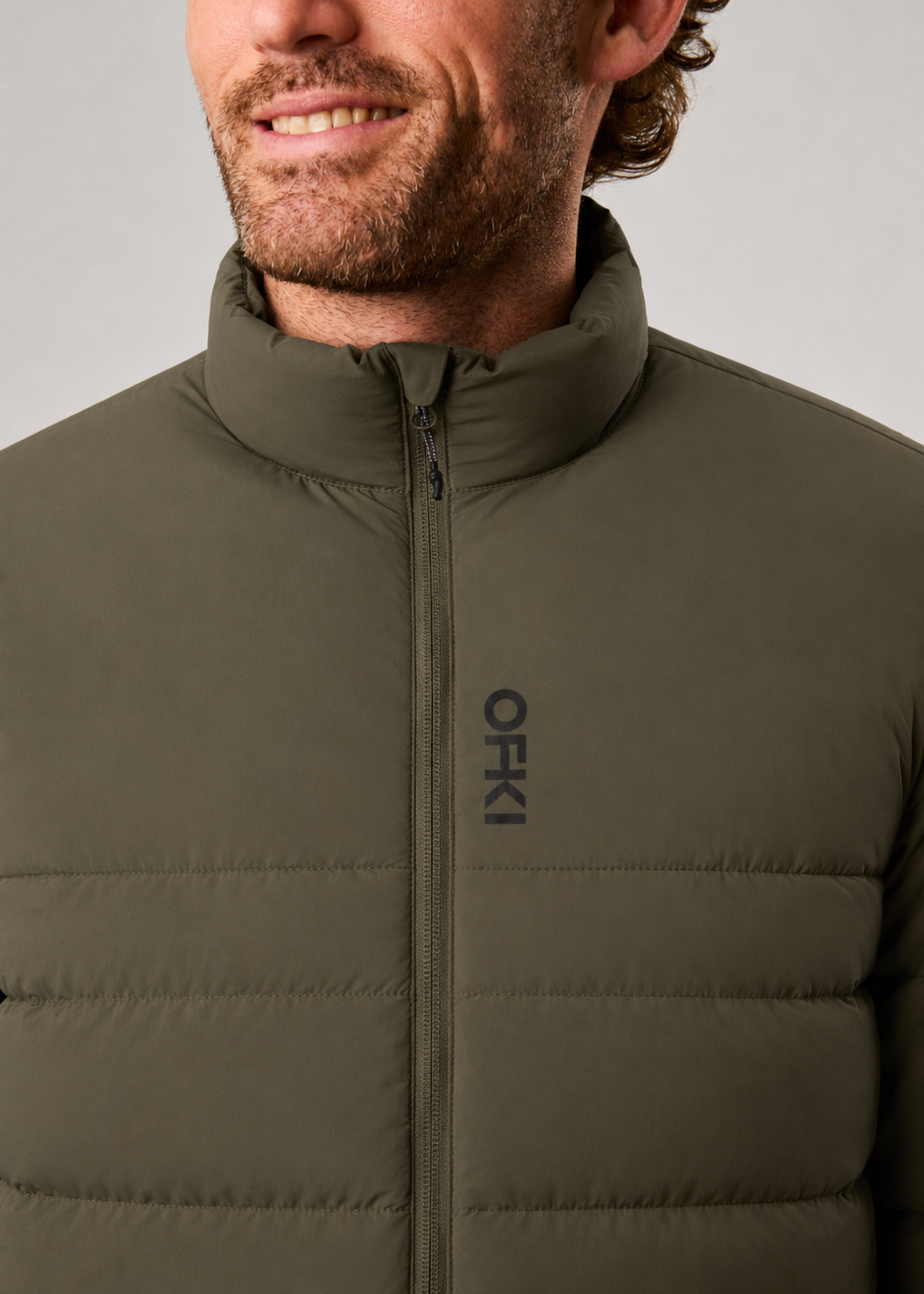 Parka Treva Pluma Sin Gorro Hombre