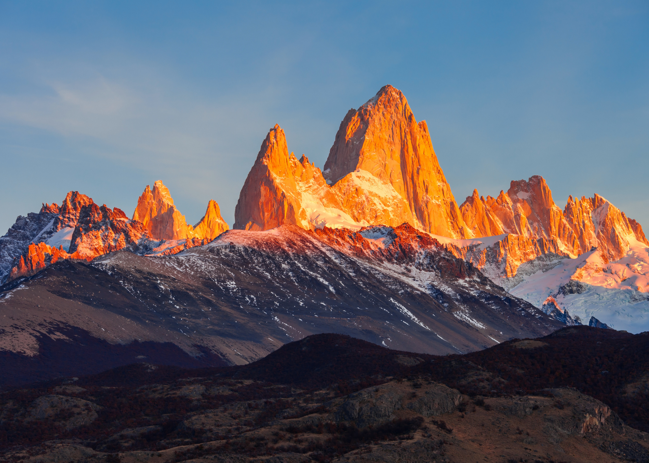 Chile se camina de norte a sur.
