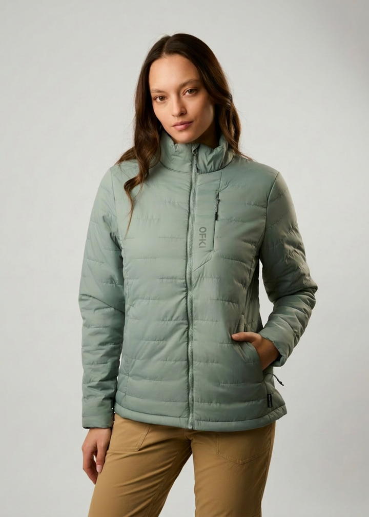 Parka Merun PatagonWool Mujer